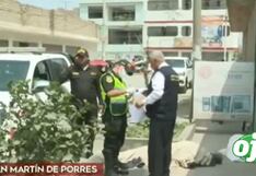 Hallan cadáver de hombre en una calle de San Martín de Porres