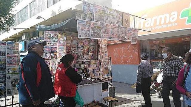 Aplican pruebas rápidas a más de 200 vendedores de diarios y revistas en Trujillo 