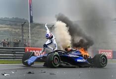 Fórmula 1: Se accidenta al estrellar su auto y se le viene el despido