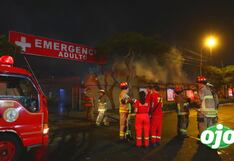 Surco: Voraz incendio consume uno de los ambientes de la clínica San Pablo (VIDEO)