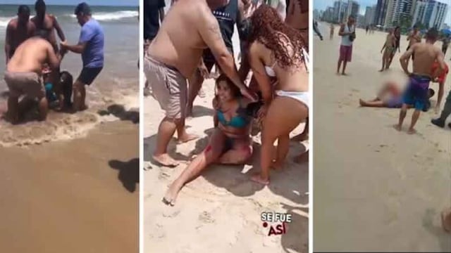 Tiburones atacan a dos bañistas en playa de Brasil y uno de ellos perdió la pierna derecha