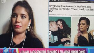 Flavia Laos revela si Mayra Goñi y Amy Gutiérrez están distanciadas por Nesty | VIDEO