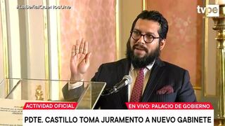 Eduardo Mora Asnarán jura como nuevo titular del Ministerio de la Producción 