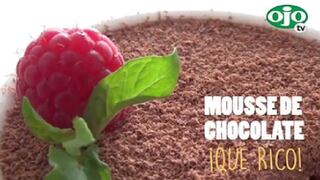 ¡Qué rico!: Endulza tu día con este Mousse de Chocolate
