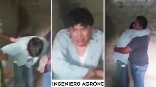 La emotiva reacción del ingeniero agrónomo secuestrado en Ica cuando es rescatado por la Policía (VIDEO)