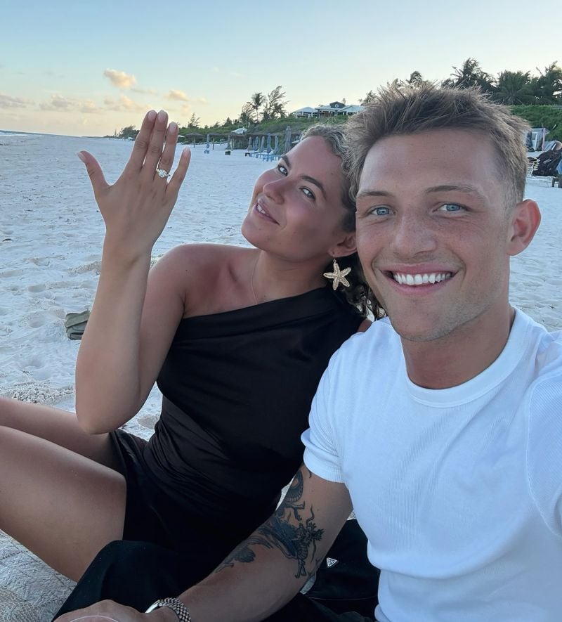 Oliver Sonne y su novia Isabella Taulund anunciaron que se convertirán en padres. (Foto: Instagram)