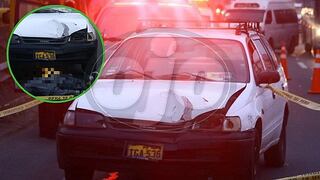 ​Pasajero encuentra la muerte cuando empujaba taxi malogrado en puente Alipio (FOTOS y VIDEO)