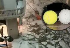 Temporal de granizo azota el norte de Italia y el sur continúa con ola de calor infernal | VIDEO