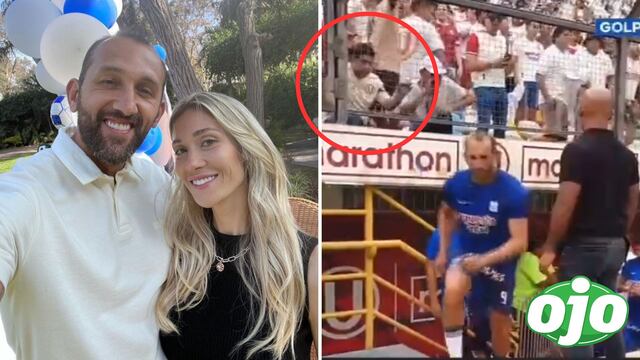 Esposa de Hernán Barcos enfurece con hincha ‘crema’ que escupió a futbolista: “Falta de educación y respeto”