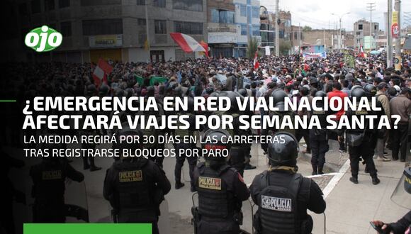 ¿Vas a viajar por Semana Santa?: esto debes saber tras la declaratoria de emergencia de la Red Vial Nacional