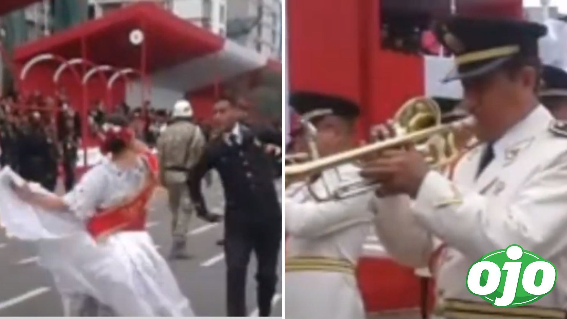 Desfile Militar 2023 por Fiestas Patrias. Foto: Composición Ojo