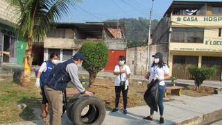 Efectuaron campaña para la eliminación de dengue en Chanchamayo