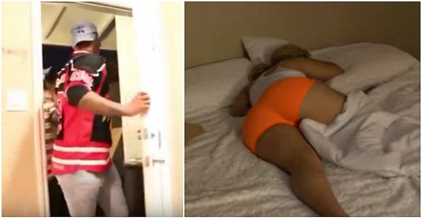 ¡La peor broma del mundo! No tuvo piedad con su novia e hizo esto (VIDEO)