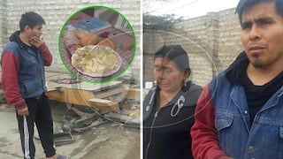"Hampones" roban a dos familias y hasta se comen el pollo a la brasa (FOTOS Y VIDEO)