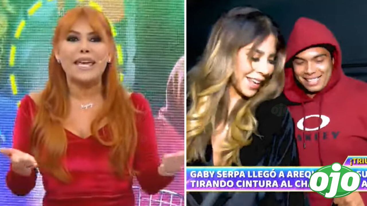 Magaly no puede creer en el romance de Gabriela Serpa | Imagen compuesta 'Ojo'