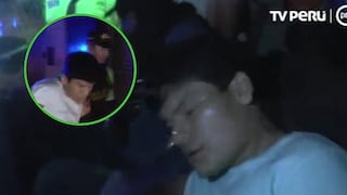 ​Delincuente finge estar dormido para no ser detenido en el Cercado de Lima (VIDEO)