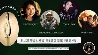 Cuatro peruanos son nominados a los premios Sovas, el “Oscar de la voz”