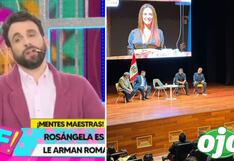 ‘Peluchín’ defiende a Rosángela tras dictar conferencia: “No hay que menospreciar a nadie, ella tiene una carrera”