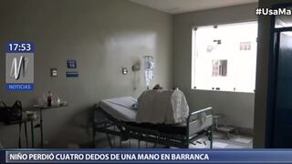 Barranca: niño perdió cuatro dedos al estallarle pirotécnicos en la mano en Año Nuevo