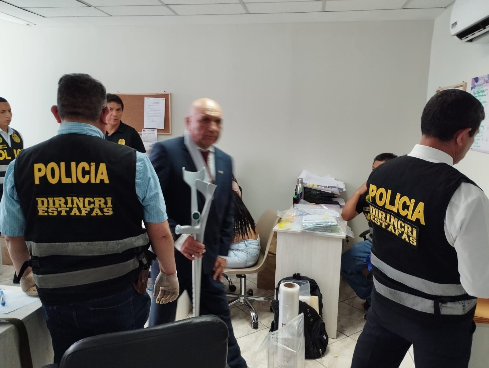 La Policía allanó las oficinas de la empresa ‘Corporación Margarite'.