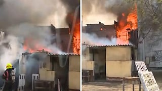 Incendio consume varias casas de la Av. Argentina del Cercado de Lima