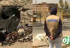 Vigilante se logra salvar tras ataque de sujetos que quemaron su caseta en Chosica (VIDEO)