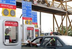 Precio de peaje sube a S/7,50, anuncia Rutas de Lima