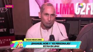 Ke Personajes incómodo con ‘Peluchín’ EN VIVO: “La entrevista que vinimos a dar es sobre el show”