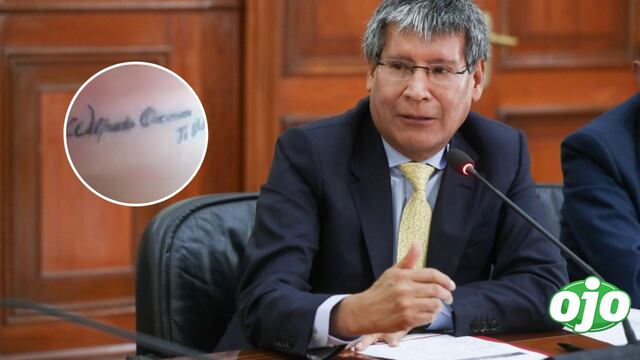Gobernador de Ayacucho habría obligado a sus exparejas a tatuarse su nombre: “Wilfredo Oscorima, te amo”