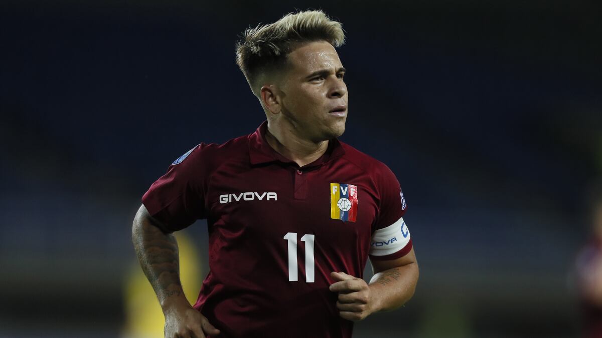 El gesto de Yeferson Soteldo que lo hizo tendencia en el Venezuela vs Ecuador | Foto: EFE