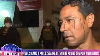 Nolberto Solano acusa a la prensa tras ser detenido y niega todo: ”¿cuál fiesta?, ¿qué música?” | VIDEO