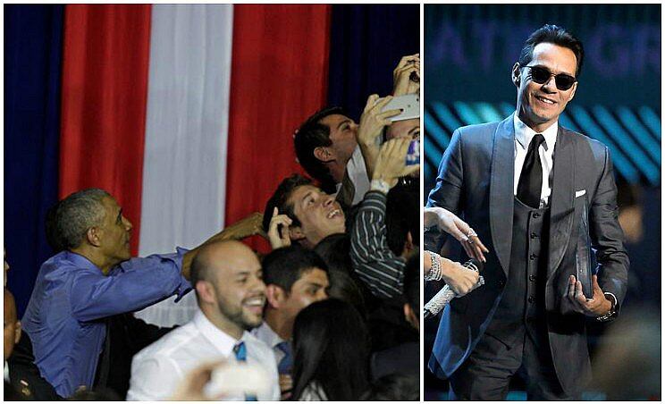 ¡Ama lo latino! Barack Obama pone fin a su discurso con música de Marc Anthony (VIDEO)