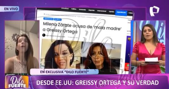 Greissy Ortega pide a la gente que siga creyendo en ella.