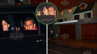 ​Ollanta Humala y Nadine Heredia abandonan su casa esta madrugada (FOTOS)