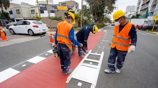 Lima: Realizan mantenimiento a diferentes ciclovías de la ciudad