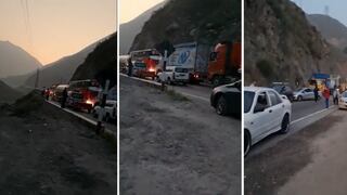 Semana Santa: reportan congestión en la carretera Central tras despiste de camión en el Km 65 | VIDEO 