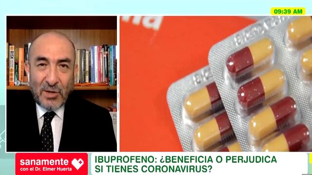 Elmer Huerta da nueva información sobre el Ibuprofeno: ¿Beneficia o perjudica si tienes Covid-19? | VIDEO
