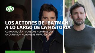 Batman: ¿Quiénes son los actores que interpretaron al hombre murciélago en la historia del cine?