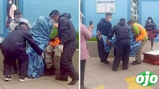 Exalcalde muere sentado, esperando atención en puerta de hospital de Cusco