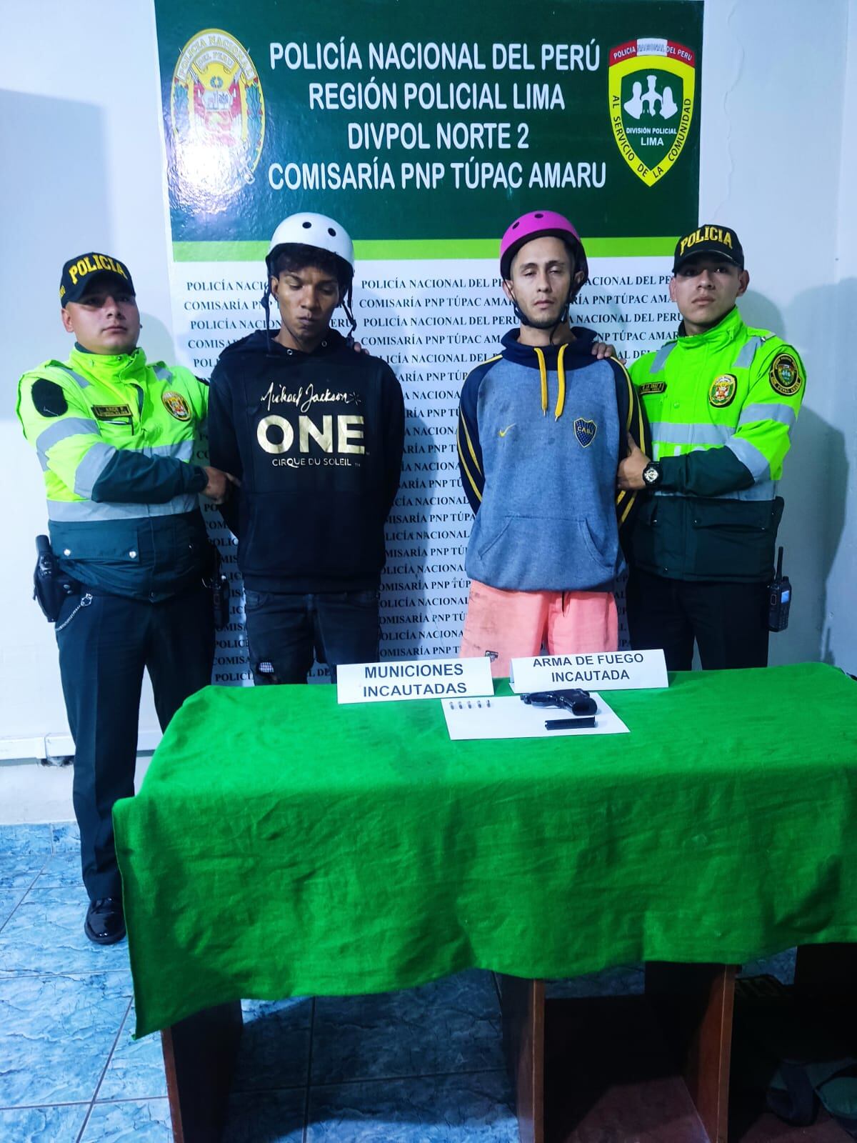 Extranjeros fueron conducidos a la comisaría de Tupac Amaru