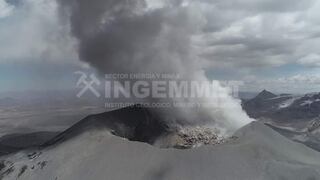 Arequipa: reportan cuerpo de lava en el cráter del volcán Sabancaya