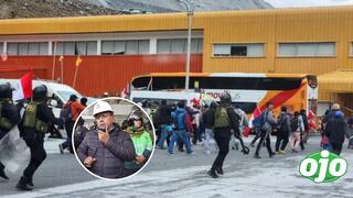 Representantes de Antamina y pobladores manifestantes firmaron acuerdo tras varias horas de protesta