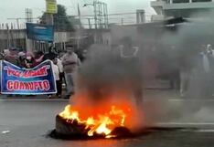 Chancay: PNP llega a la Panamericana Norte para liberar las vías