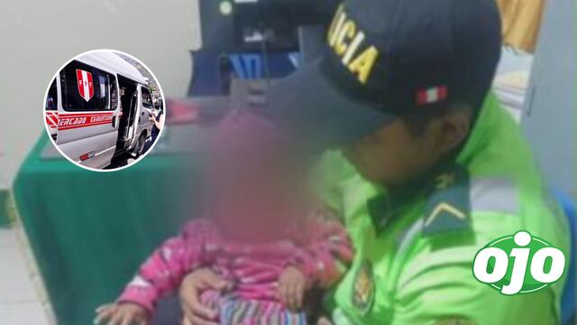 Abandonan a bebé de dos años en una combi en Huaraz