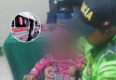 Abandonan a bebé de dos años en una combi en Huaraz