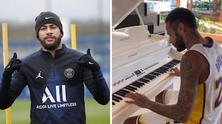 Neymar aprendió a tocar piano y se divierte al ritmo de “All of me” de John Legend | VIDEO
