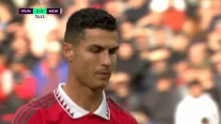 Cristiano Ronaldo acabó furioso con su DT por ser sustituido | VIDEO