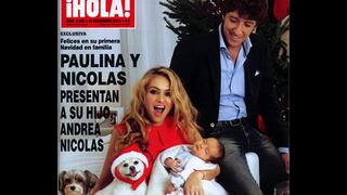 Paulina Rubio presentó a su bebé en la revista "¡Hola!"