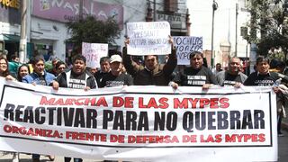 Empresarios de Gamarra divididos por la marcha hacia Palacio de Gobierno