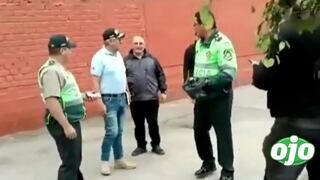 PNP halla granada de humo frente al colegio Fe y Alegría de Comas (VIDEO)